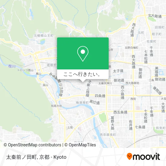 太秦前ノ田町地図