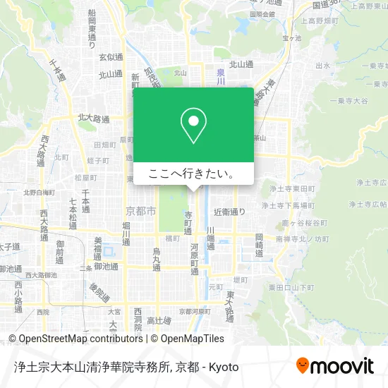 浄土宗大本山清浄華院寺務所地図