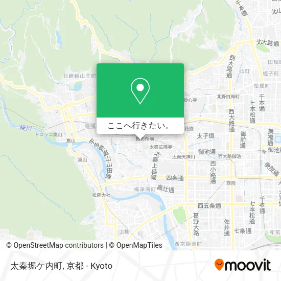 太秦堀ケ内町地図