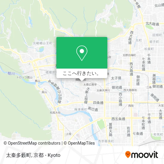 太秦多藪町地図