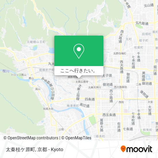 太秦桂ケ原町地図