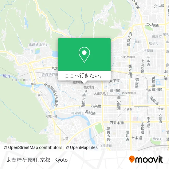 太秦桂ケ原町地図