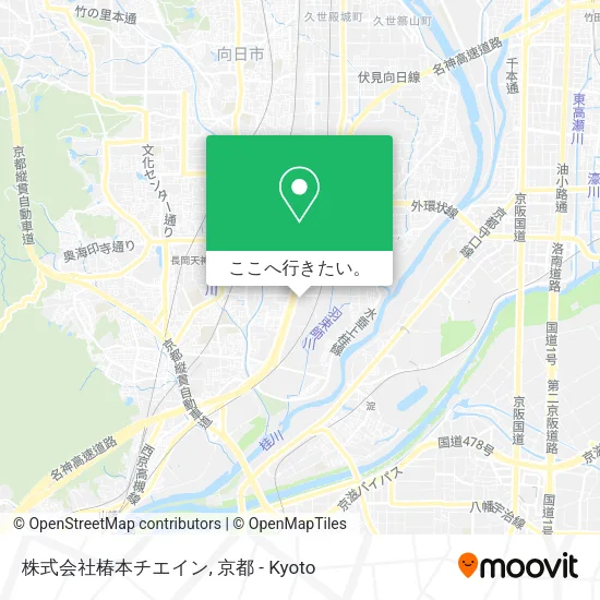 株式会社椿本チエイン地図