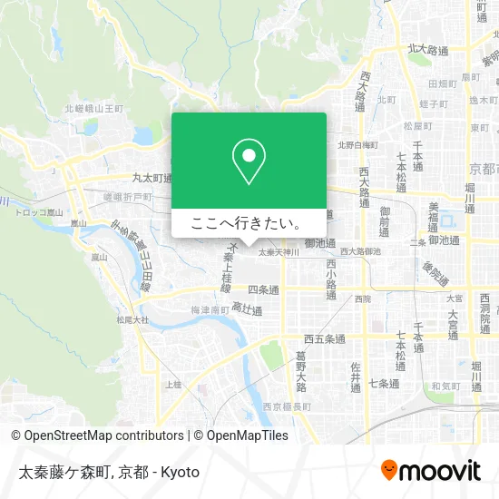 太秦藤ケ森町地図