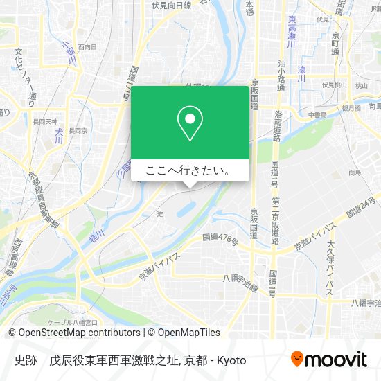 史跡　戊辰役東軍西軍激戦之址地図