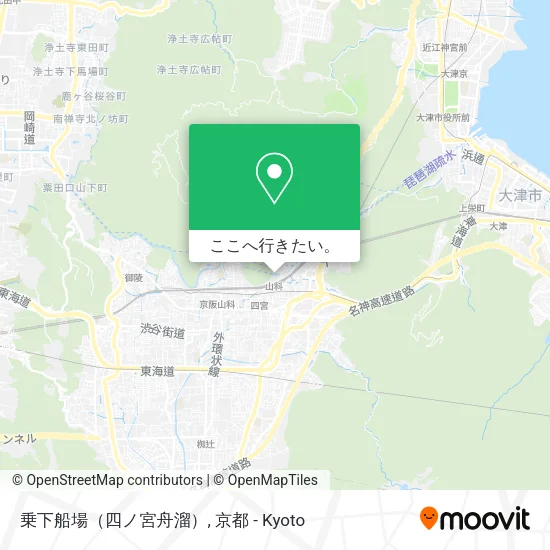 乗下船場（四ノ宮舟溜）地図