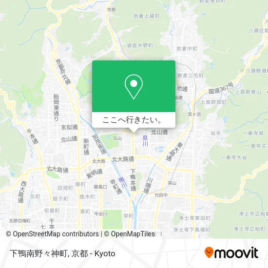 下鴨南野々神町地図