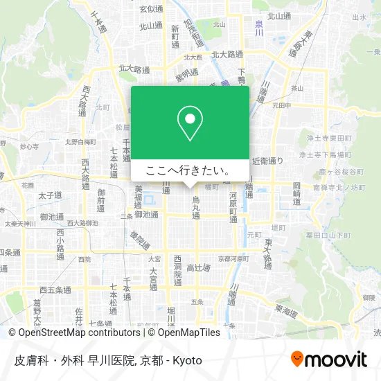 皮膚科・外科 早川医院地図