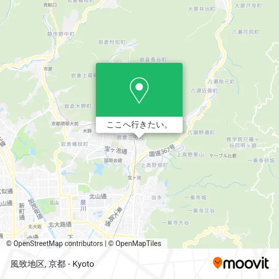風致地区地図