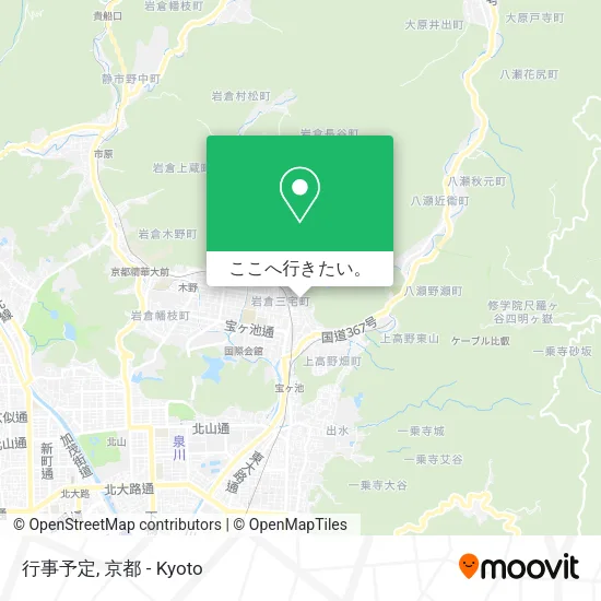 行事予定地図