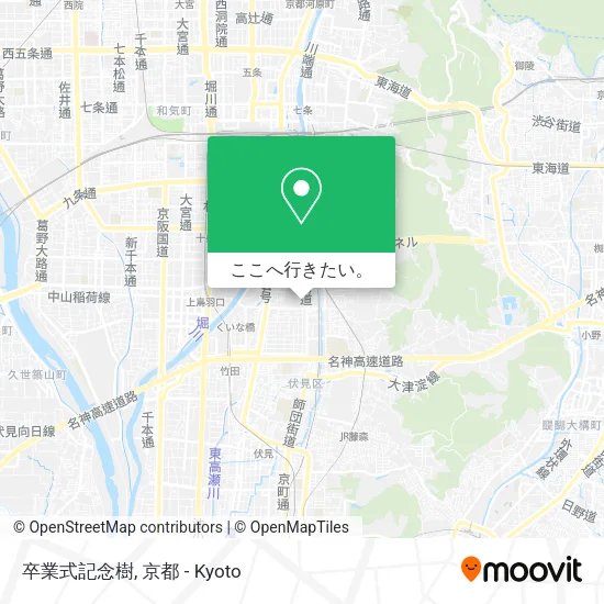 卒業式記念樹地図