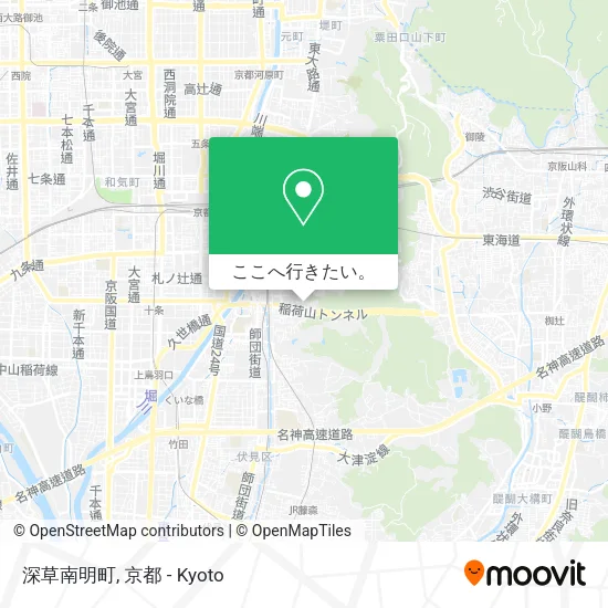 深草南明町地図