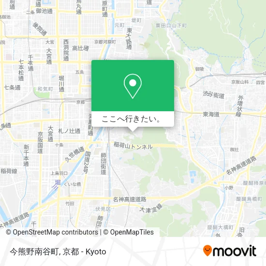今熊野南谷町地図