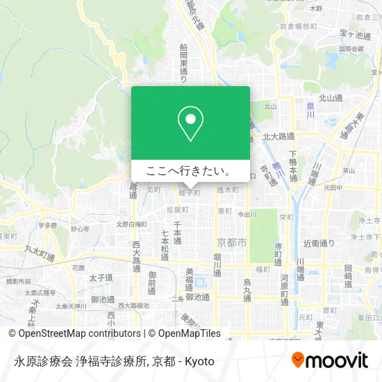 永原診療会 浄福寺診療所地図
