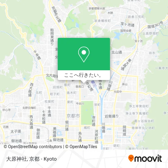 大原神社地図