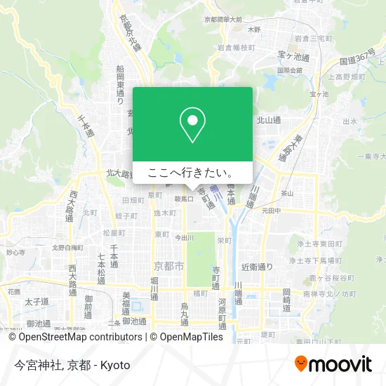 今宮神社地図