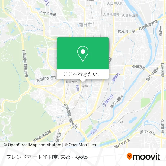 フレンドマート平和堂地図