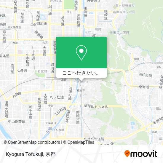 Kyogura Tofukuji地図