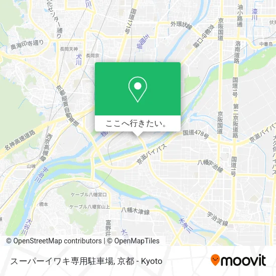 スーパーイワキ専用駐車場地図