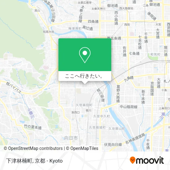 下津林楠町地図