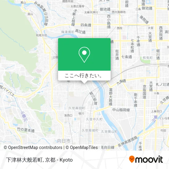 下津林大般若町地図