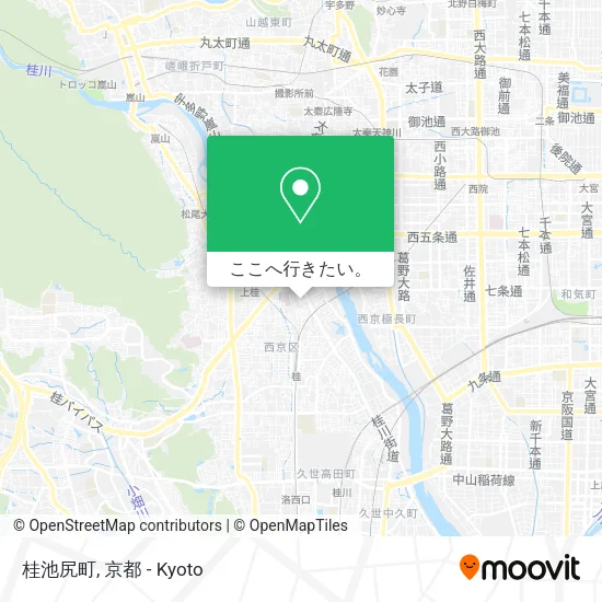 桂池尻町地図