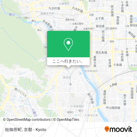 桂御所町地図