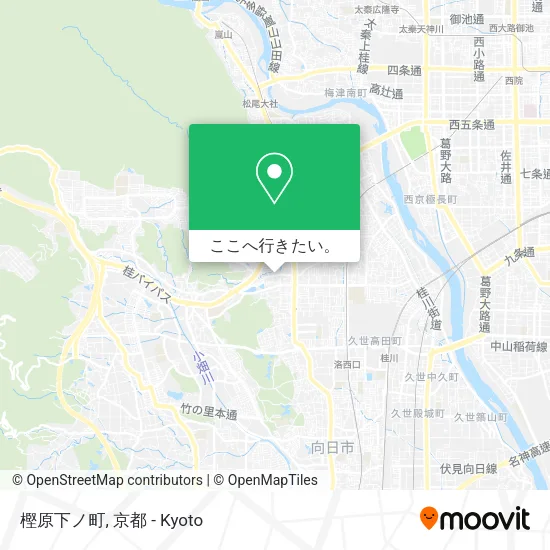 樫原下ノ町地図