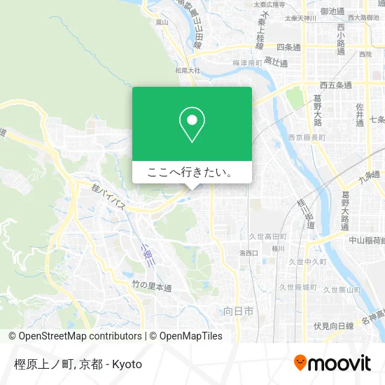 樫原上ノ町地図