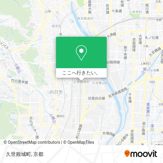 久世殿城町地図