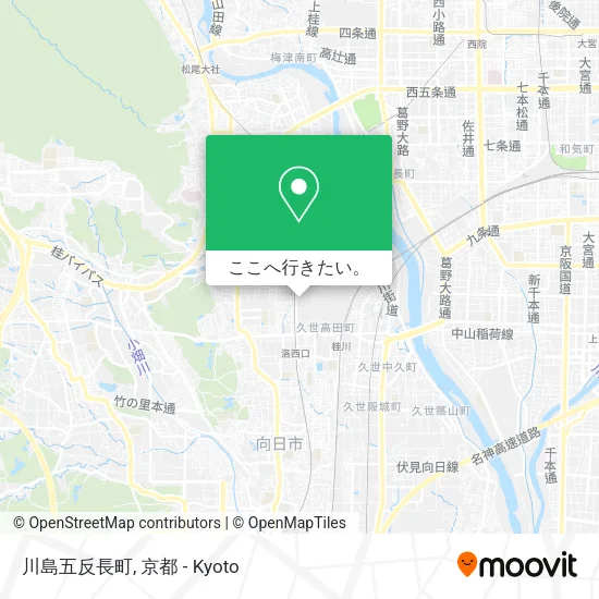 川島五反長町地図