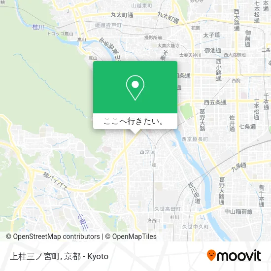 上桂三ノ宮町地図