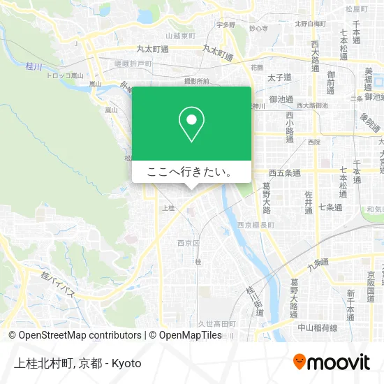 上桂北村町地図