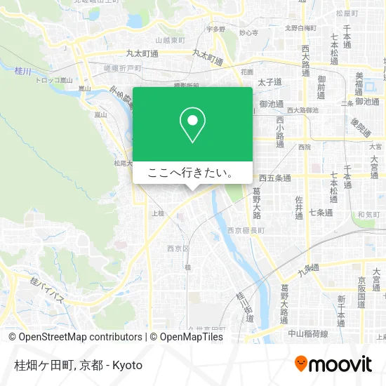 桂畑ケ田町地図