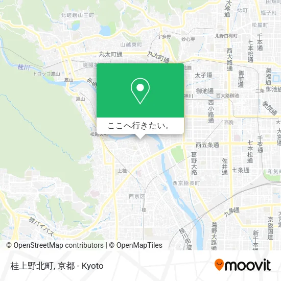 桂上野北町地図