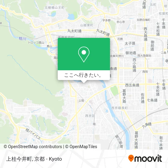 上桂今井町地図