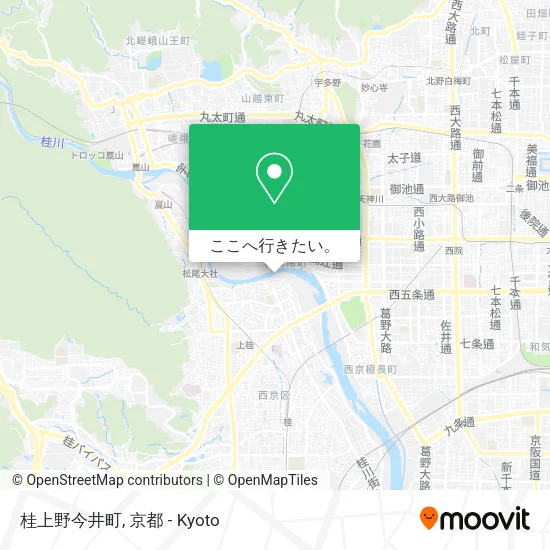 桂上野今井町地図