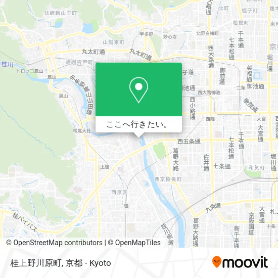 桂上野川原町地図