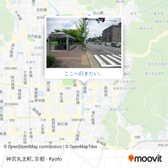 神宮丸太町地図