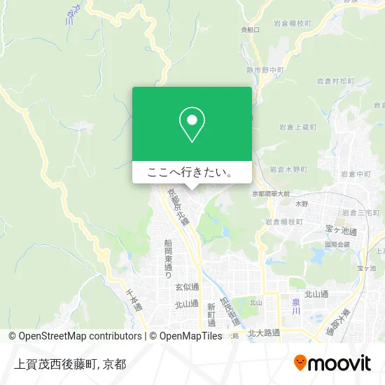 上賀茂西後藤町地図