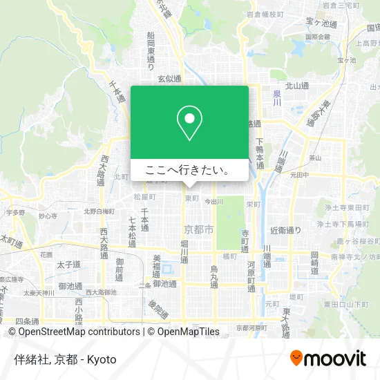 伴緒社地図