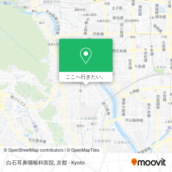 白石耳鼻咽喉科医院地図