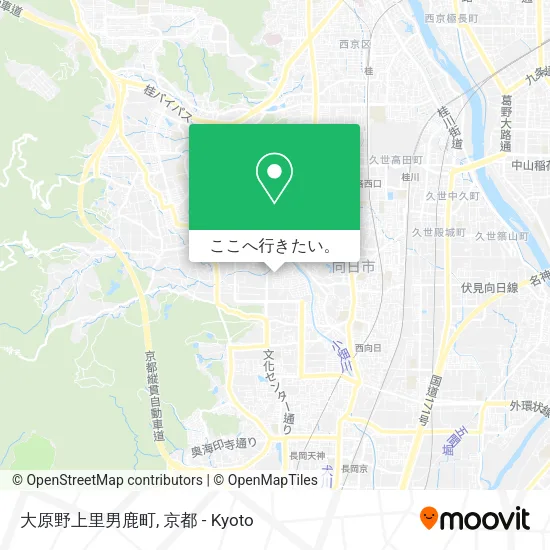 大原野上里男鹿町地図