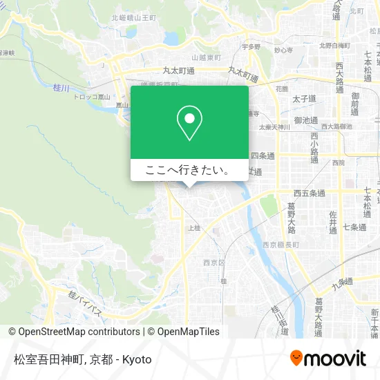 松室吾田神町地図