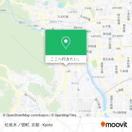 松尾木ノ曽町地図