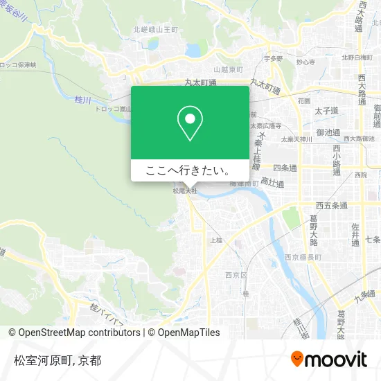 松室河原町地図