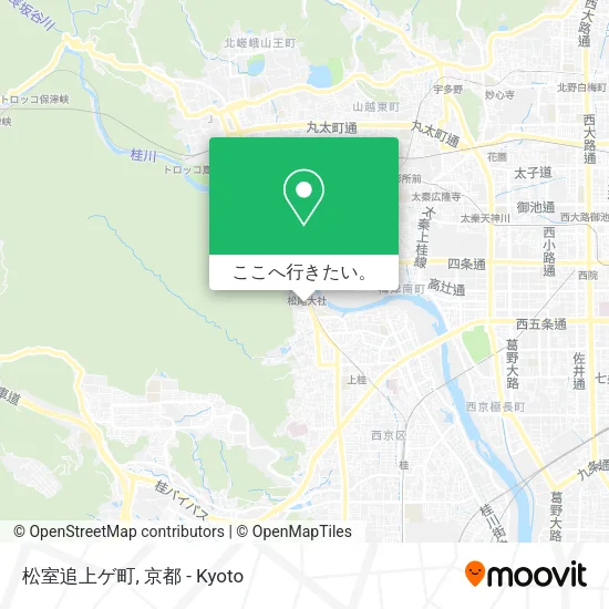 松室追上ゲ町地図