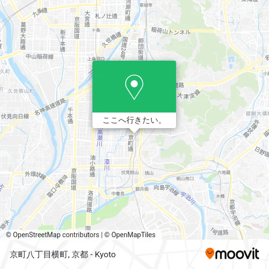 京町八丁目横町地図