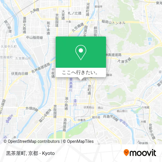 黒茶屋町地図