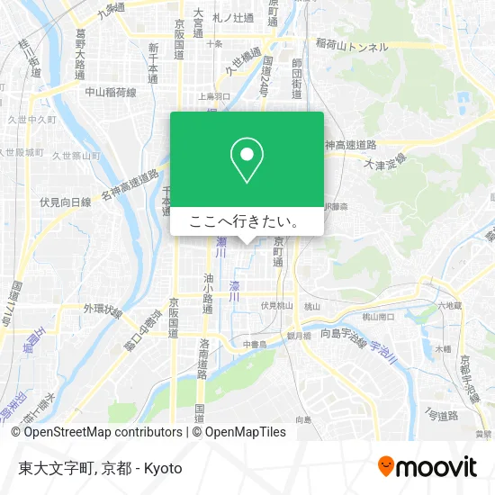 東大文字町地図
